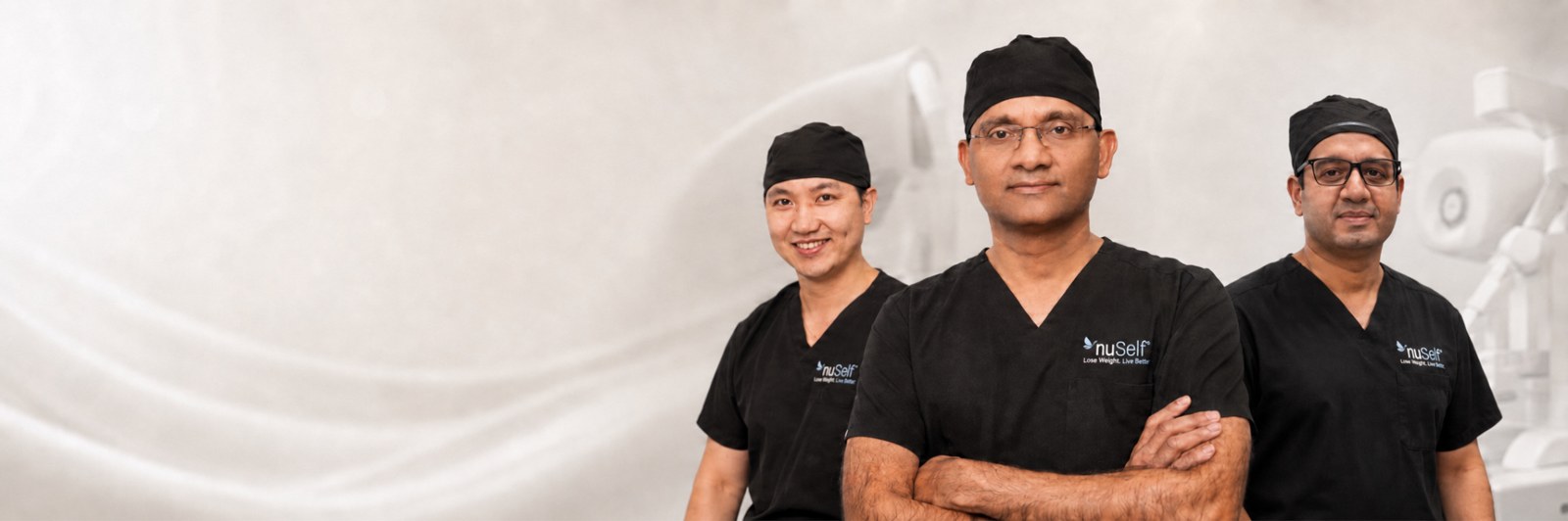 NuSelf Surgical Group surgeons with robotic surgery background